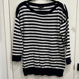 Blue and white strip long sleeve